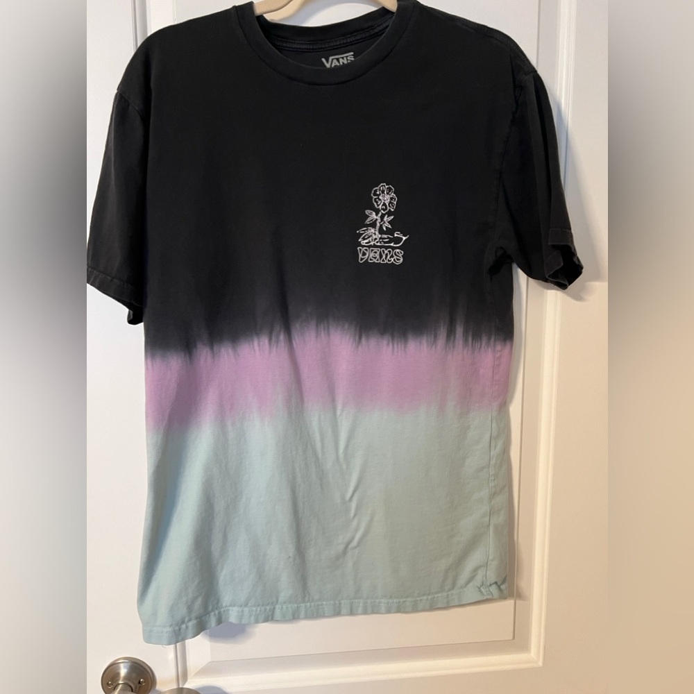 215. Vans Classic Print Medium Black & Tie Dye “Experimental Recipe Of Debris”